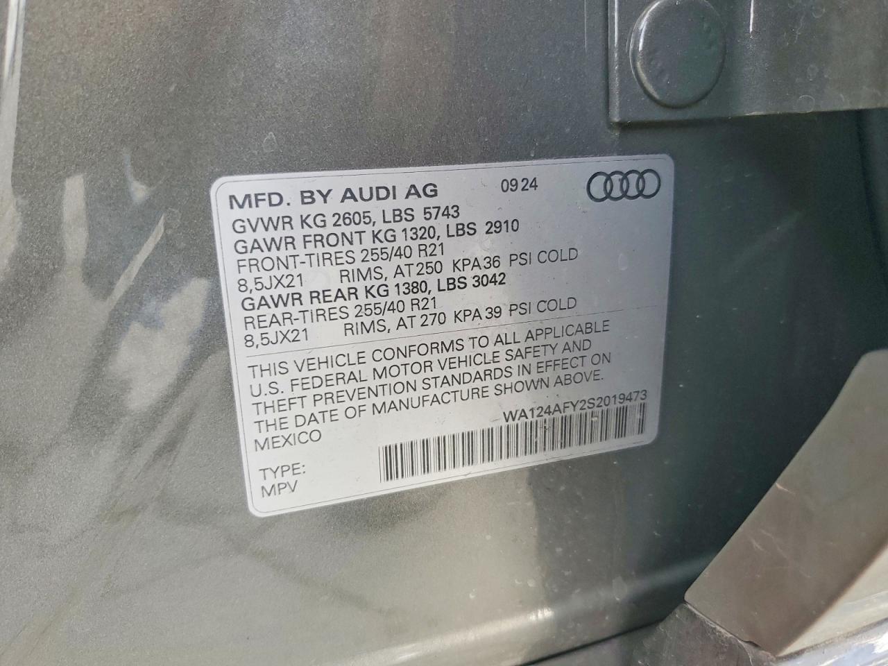 2025 Audi SQ5 Sportback Premium Plus