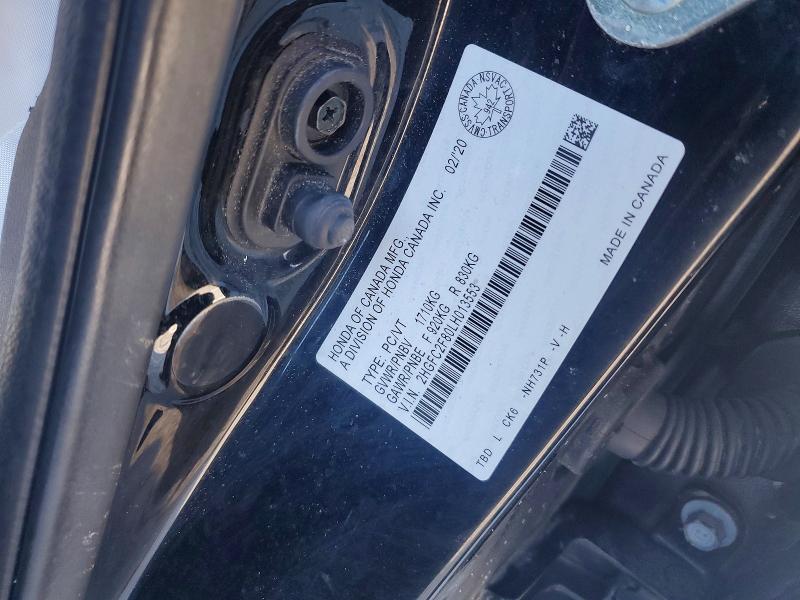 2020 Honda Civic Sport