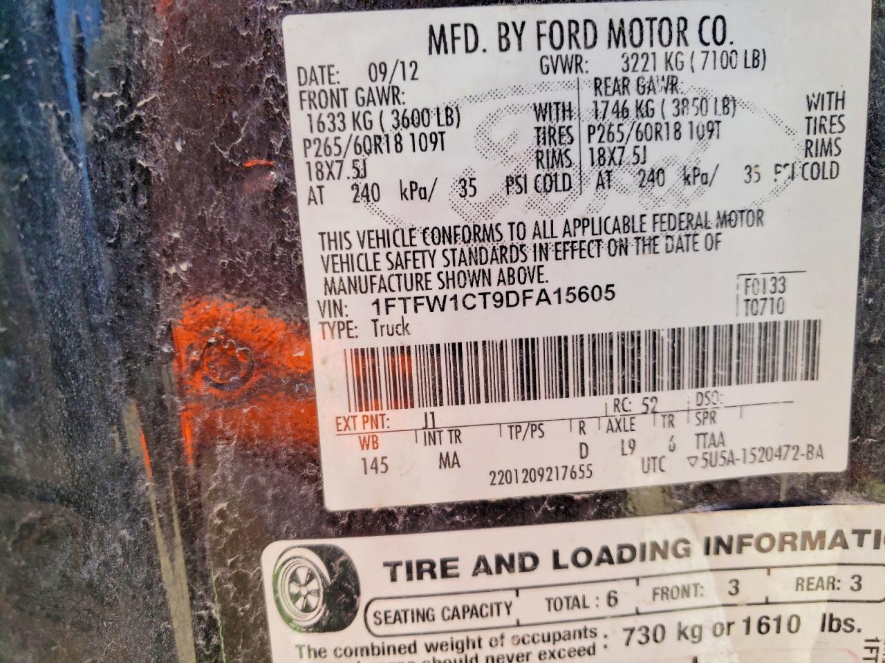 2013 Ford F150 Supercrew