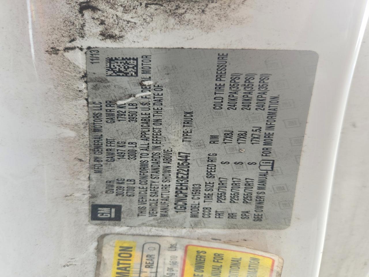 2014 Chevrolet Silverado C1500