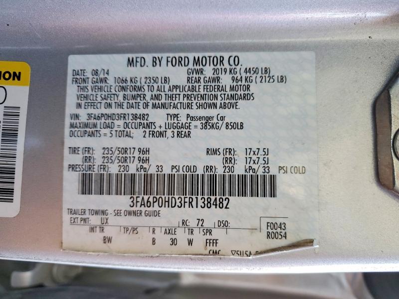 2015 Ford Fusion se