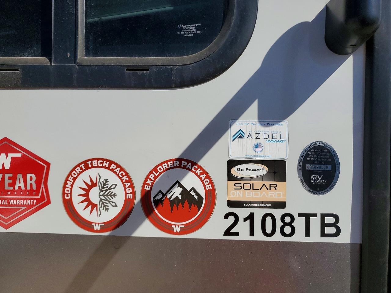 2022 Winnebago FLX2108TB Camper