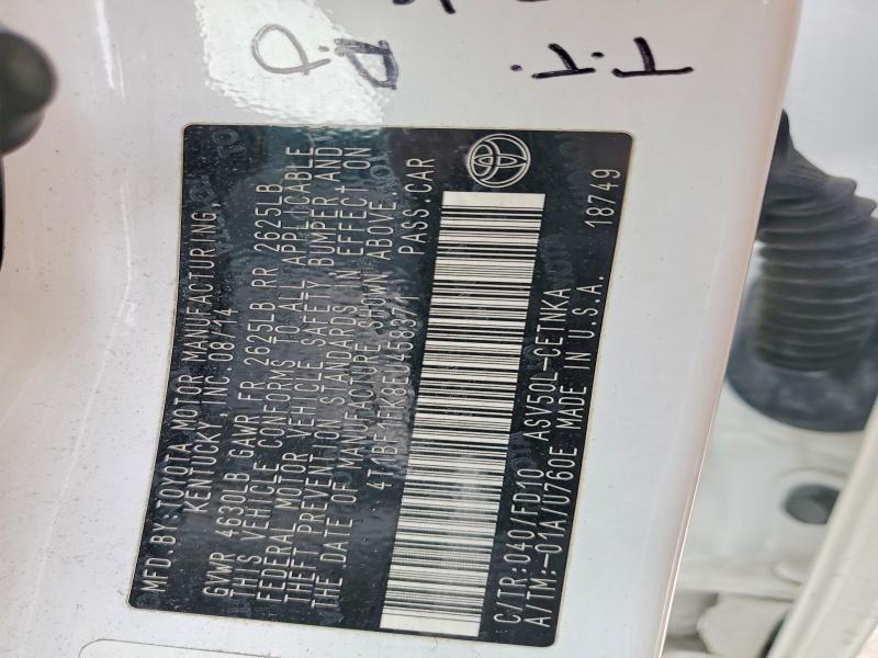 2014 Toyota Camry le