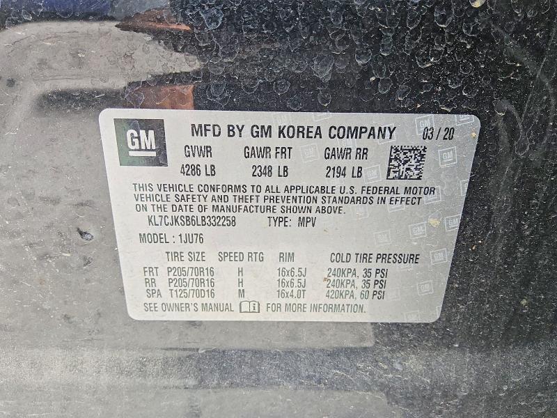 2020 Chevrolet Trax ls