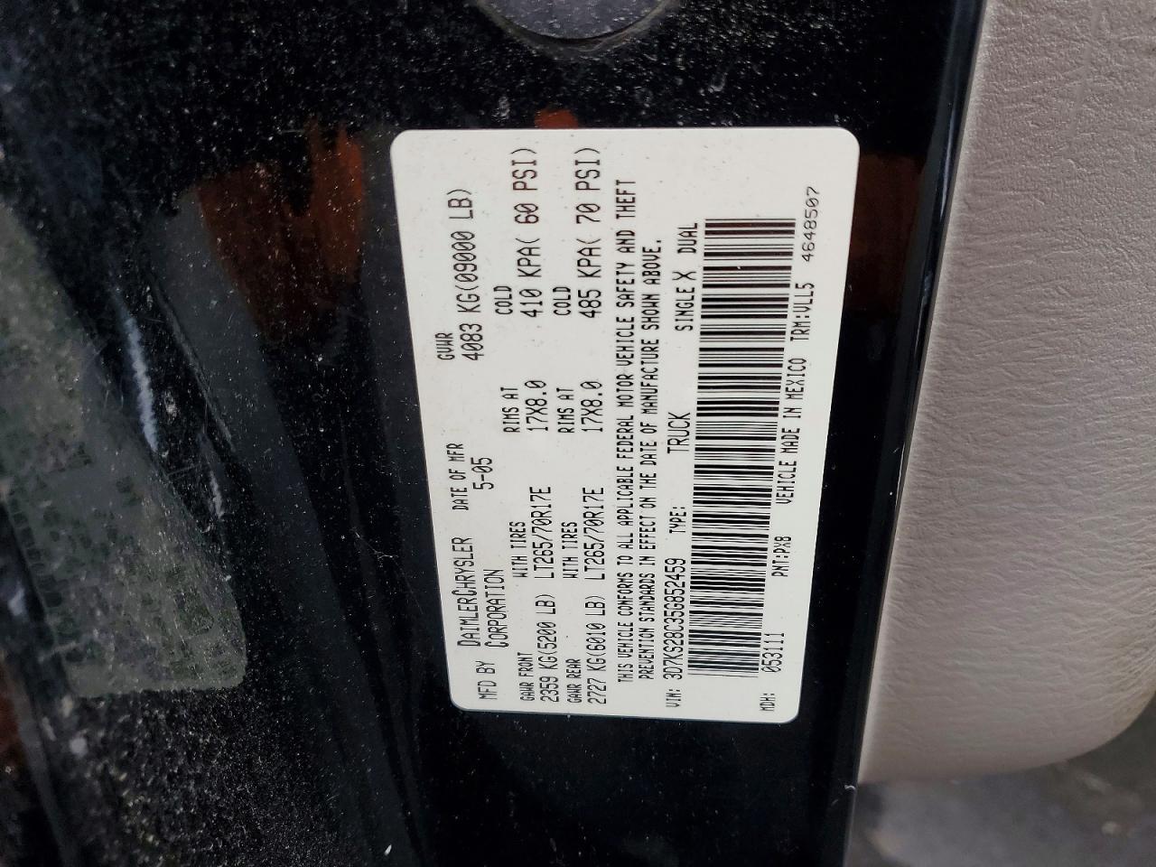 2005 Dodge RAM 2500 ST