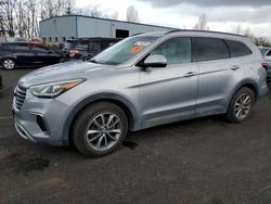 Hyundai salvage cars for sale: 2017 Hyundai Santa fe se