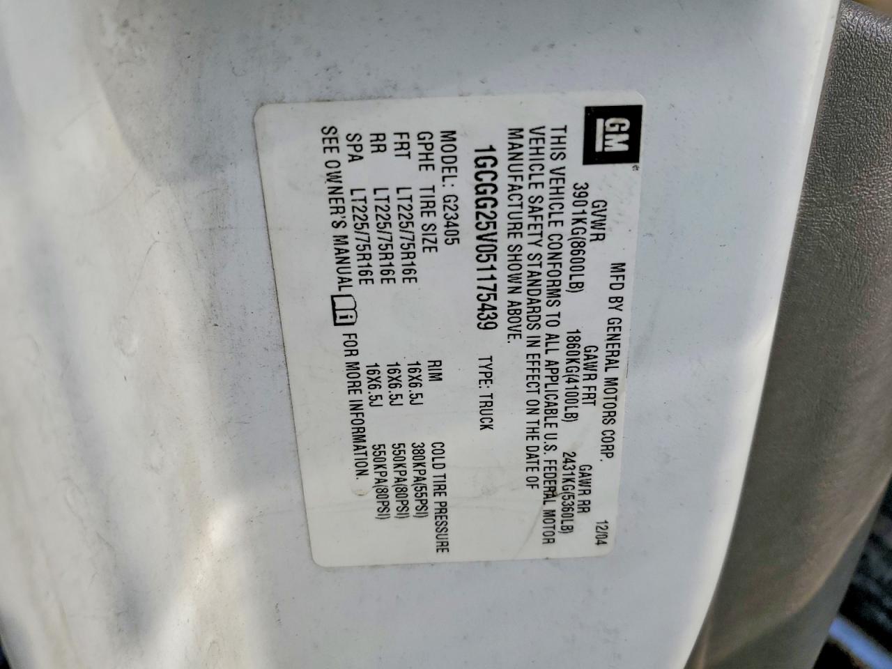 2005 Chevrolet Express G2500