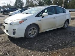 Salvage cars for sale from Copart Spanaway, WA: 2011 Toyota Prius Four