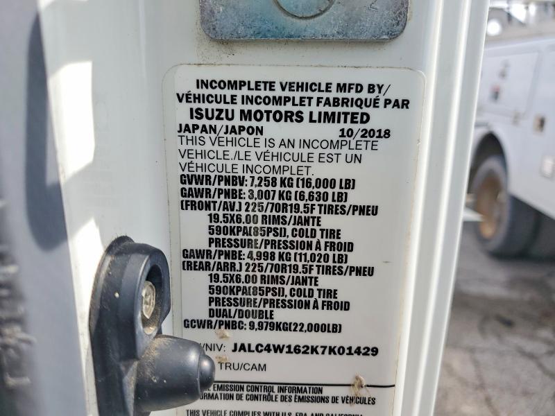 2019 Isuzu NPR XD Dump Flatbed Truck