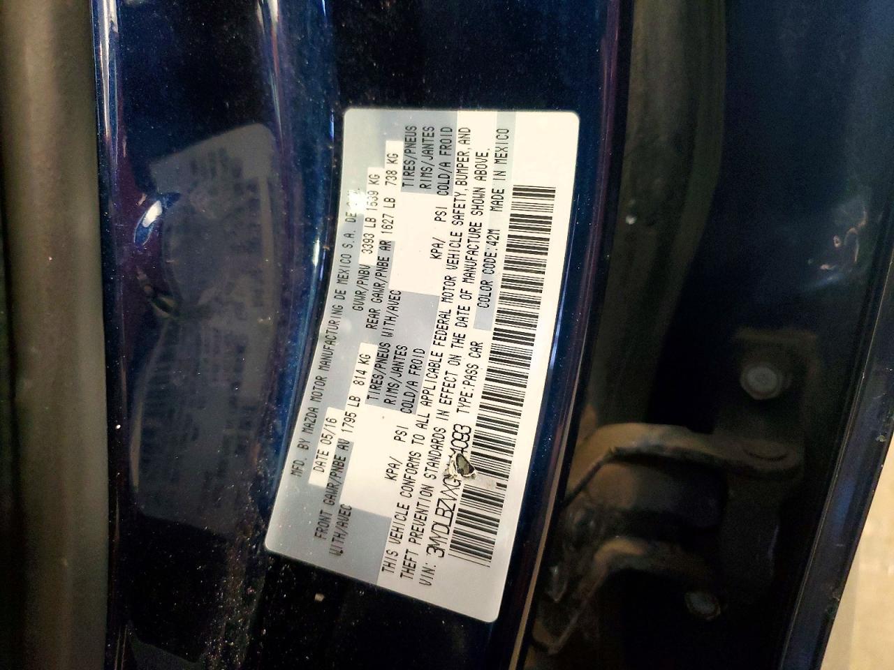 2016 Scion Ia Base