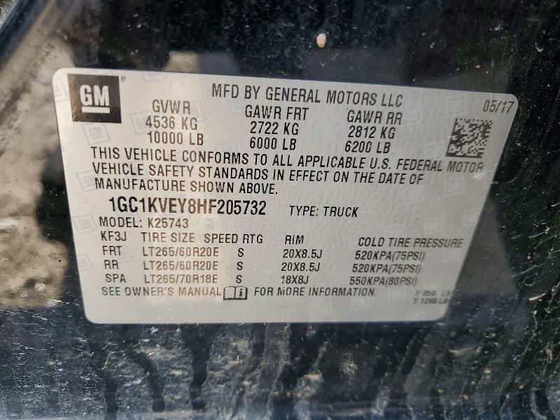 2017 Chevrolet Silverado K2500 Heavy Duty LT