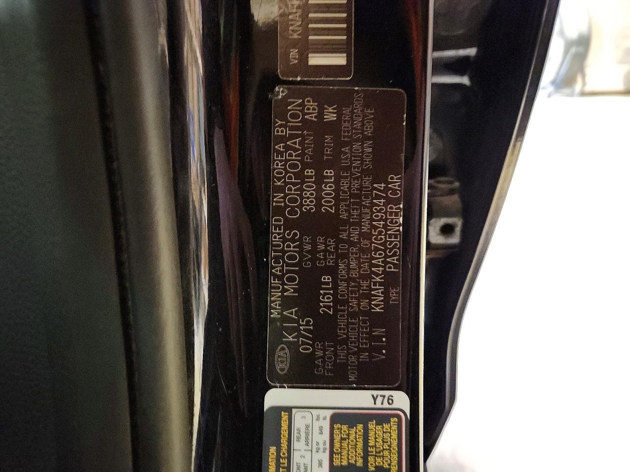 2016 KIA Forte lx