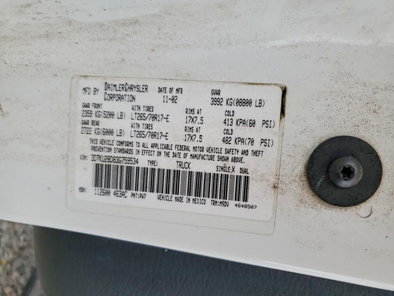 2003 Dodge RAM 2500 ST