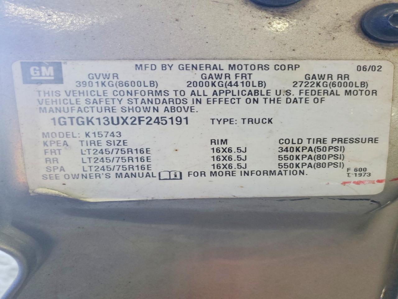 2002 GMC Sierra K1500 Heavy Duty