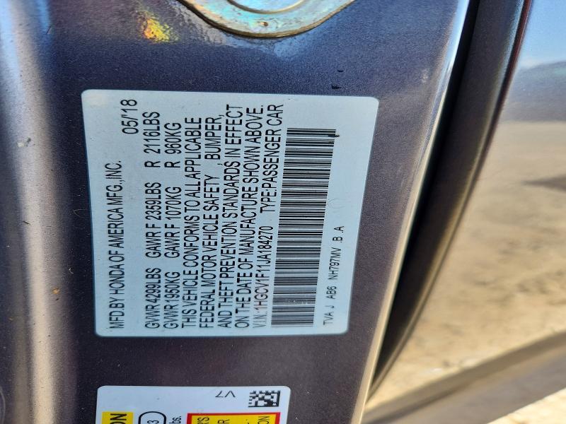 2018 Honda Accord lx