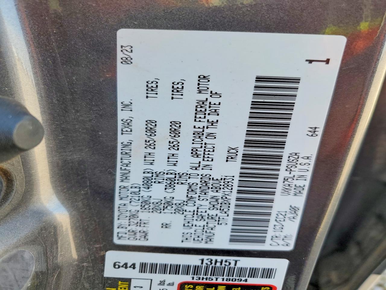 2023 Toyota Tundra SR5