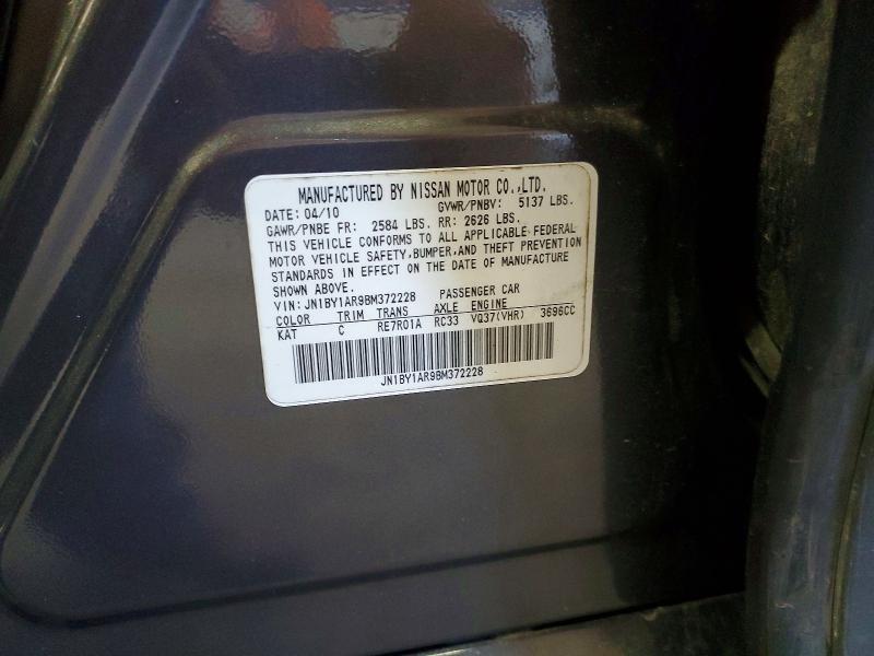 2011 Infiniti M37 x