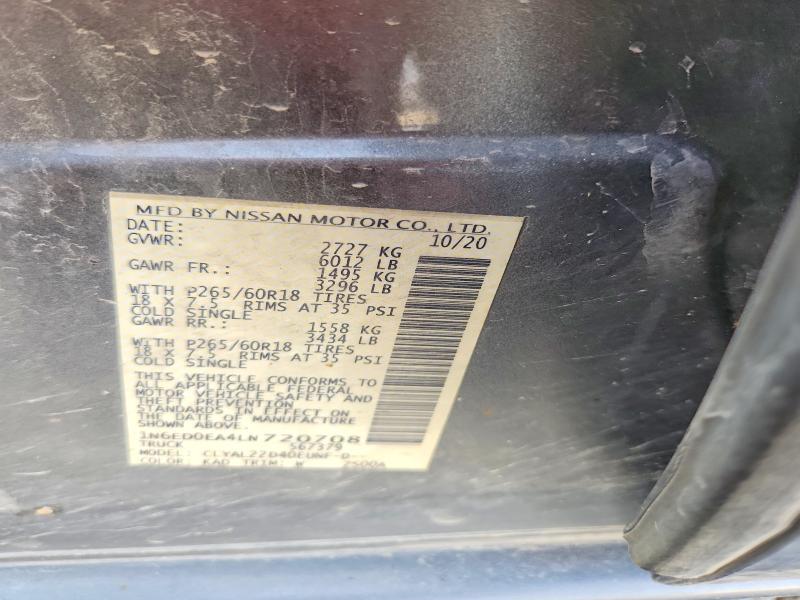 2020 Nissan Frontier SV