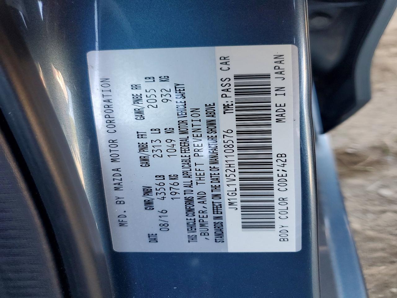 2017 Mazda 6 Touring