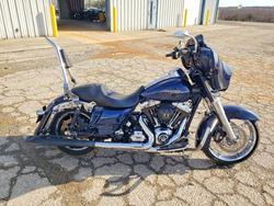 Salvage motorcycles for sale at Chatham, VA auction: 2014 Harley-Davidson Flhx Street Glide