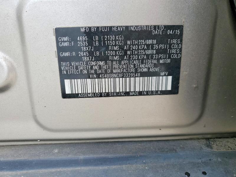 2015 Subaru Outback 2.5i Limited