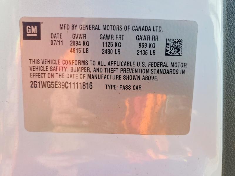 2012 Chevrolet Impala lt