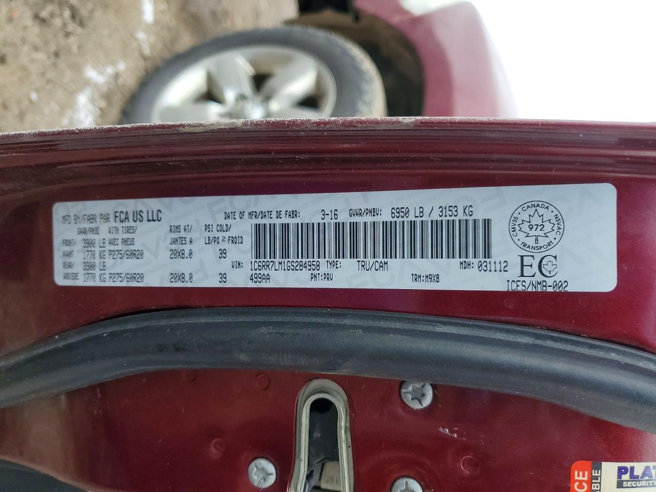 2016 Dodge RAM 1500 SLT