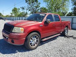Salvage trucks for sale at Riverview, FL auction: 2007 Ford F150 Supercrew