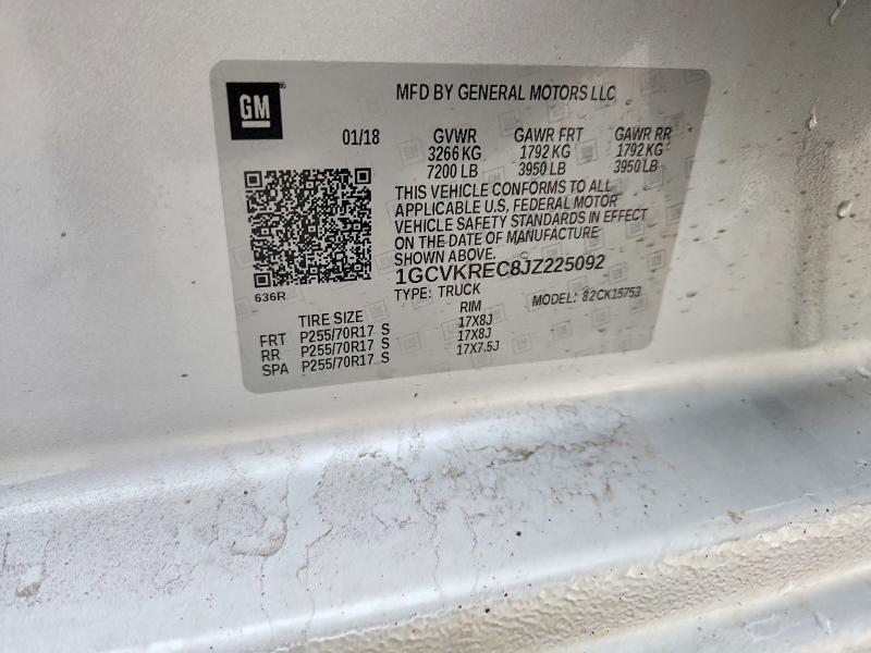 2018 Chevrolet Silverado K1500 LT