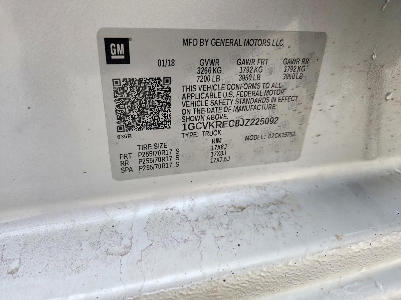 2018 Chevrolet Silverado K1500 LT