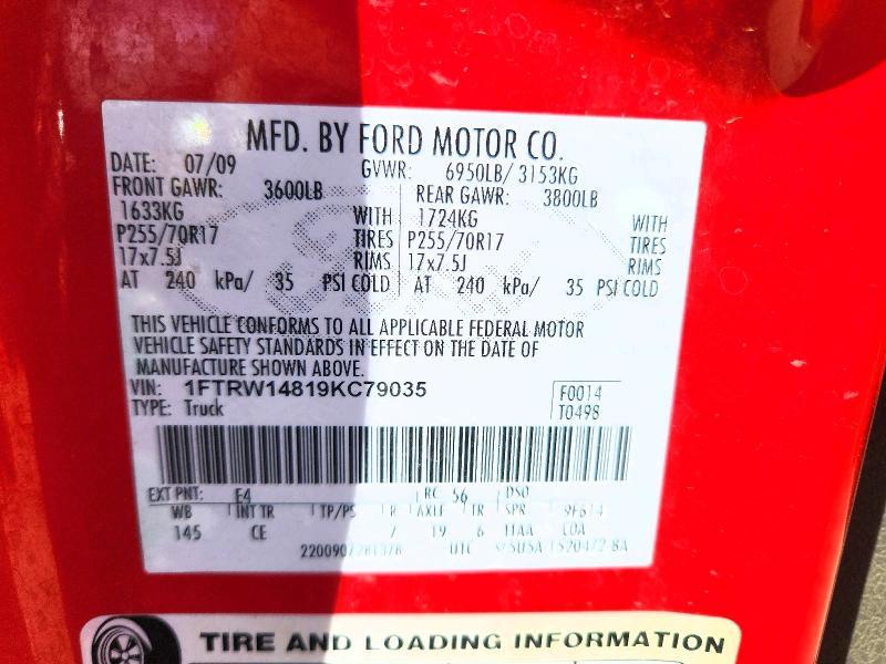 2009 Ford F150 Supercrew