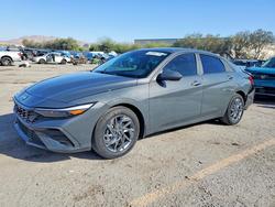 Hyundai salvage cars for sale: 2024 Hyundai Elantra Hybrid Blue