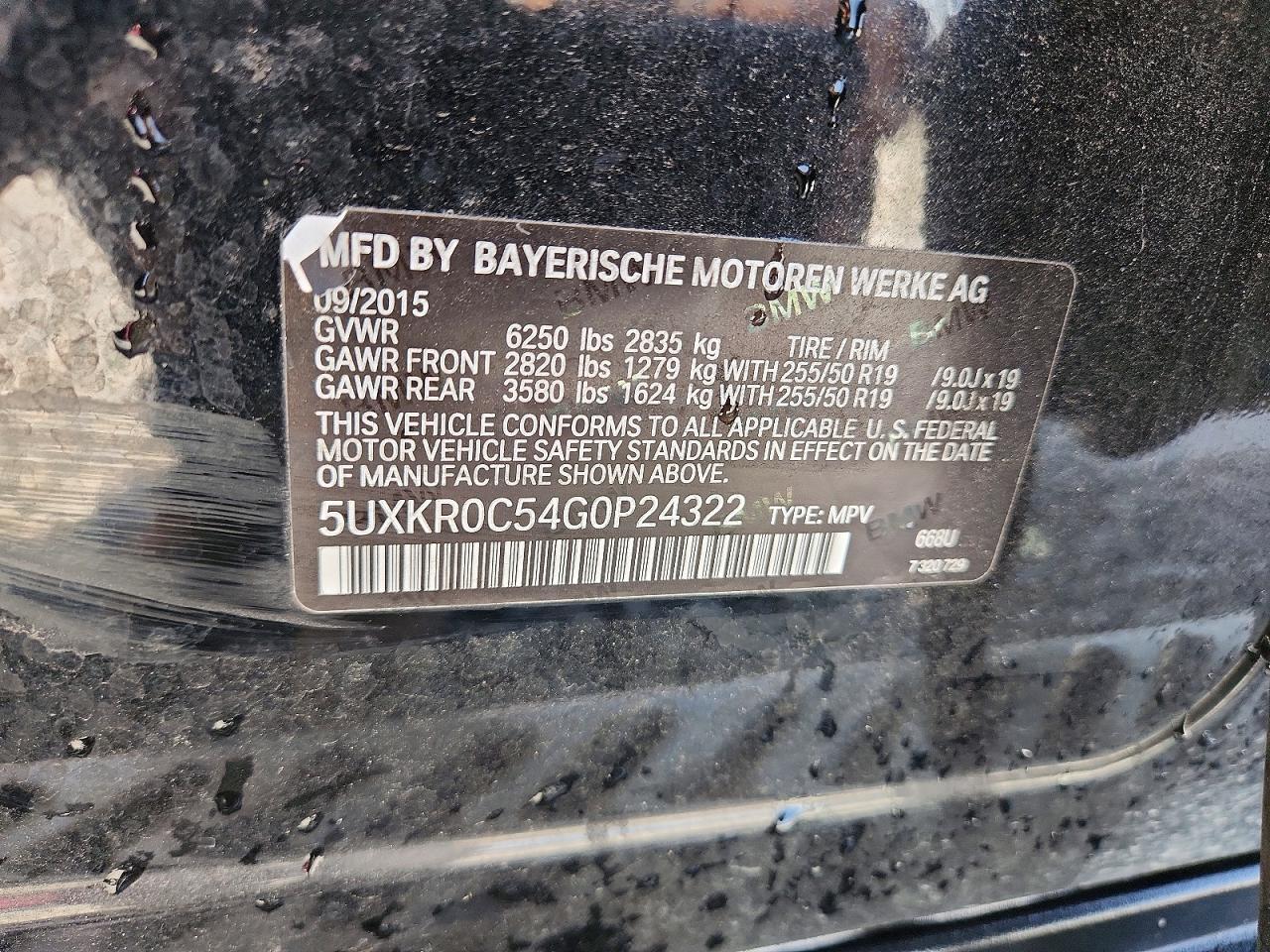 2016 BMW X5 Xdrive35i