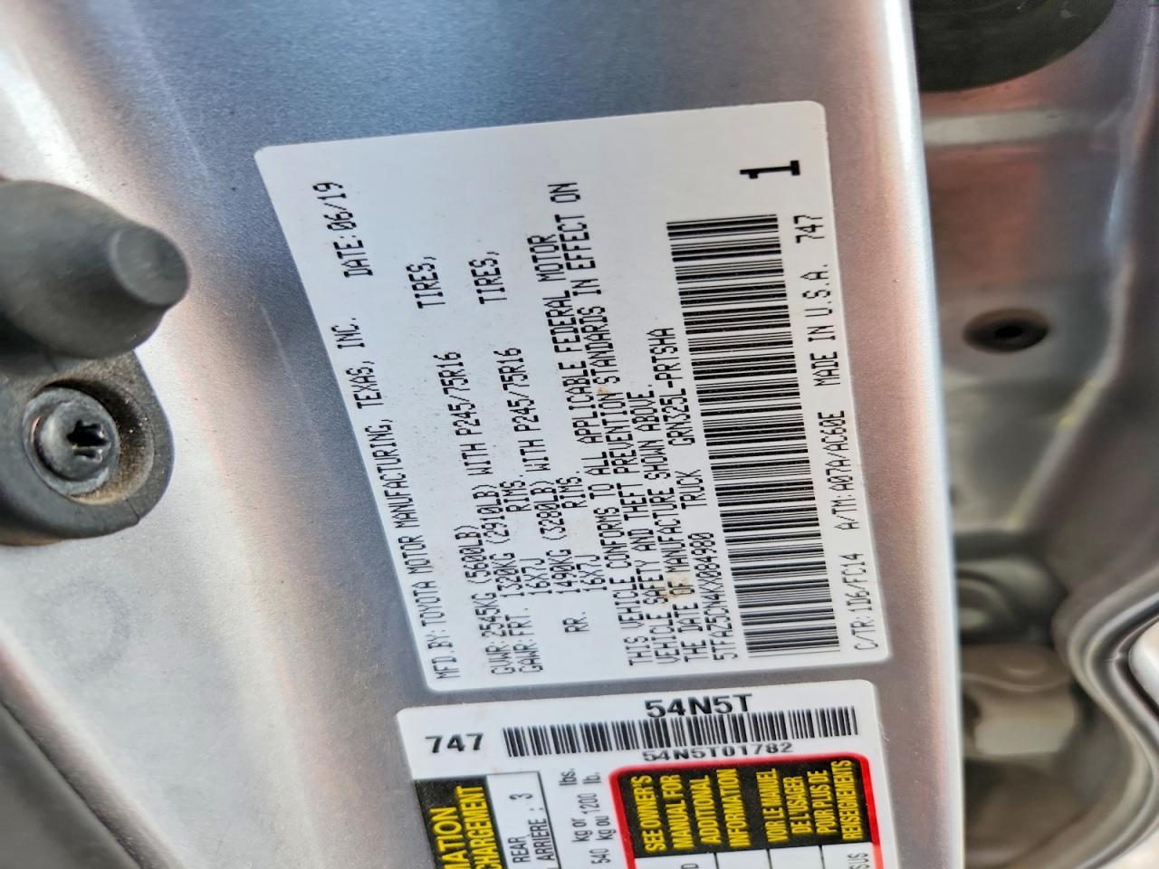 2019 Toyota Tacoma SR5 V6