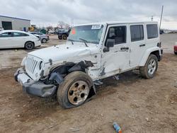 Jeep salvage cars for sale: 2015 Jeep Wrangler Unlimited Sahara