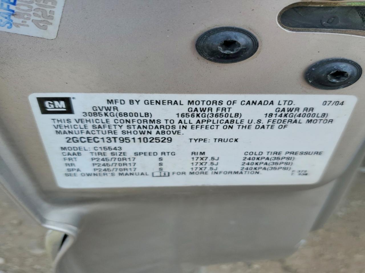 2005 Chevrolet Silverado C1500