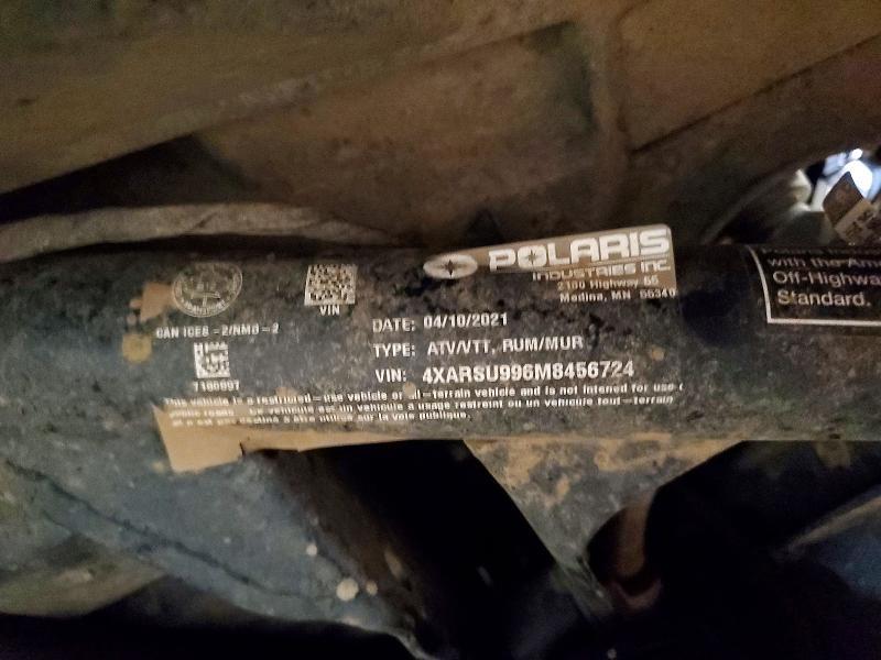 2021 Polaris Ranger Utility Vehicle