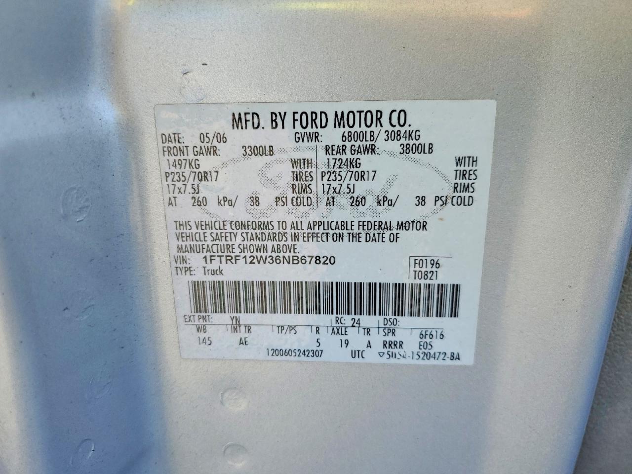 2006 Ford F150