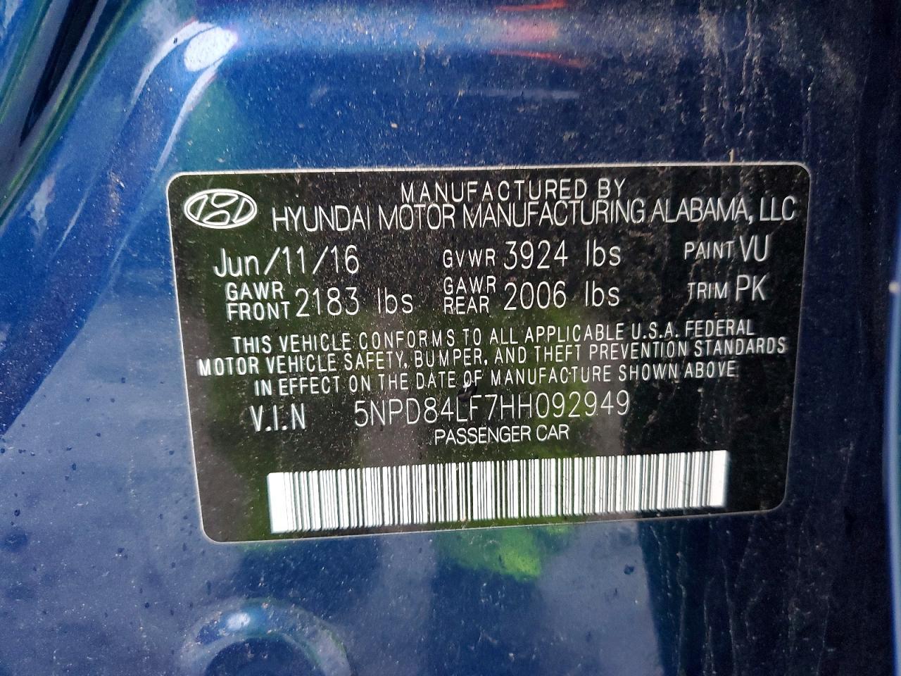 2017 Hyundai Elantra se