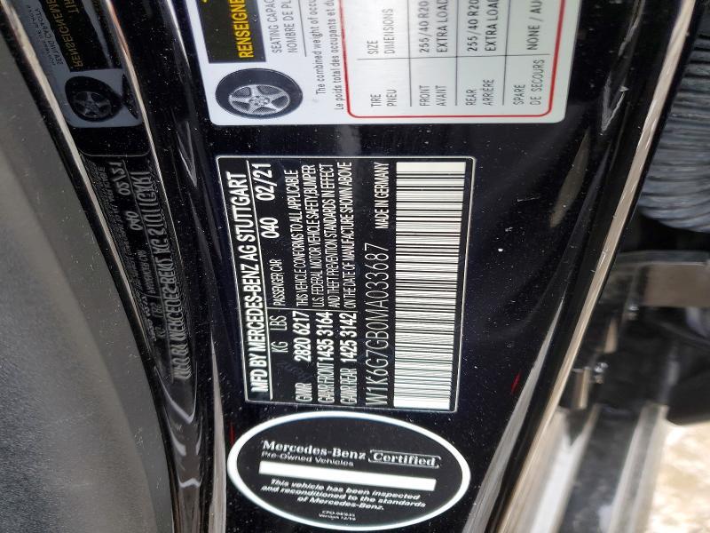 2021 Mercedes-Benz S 580 4matic