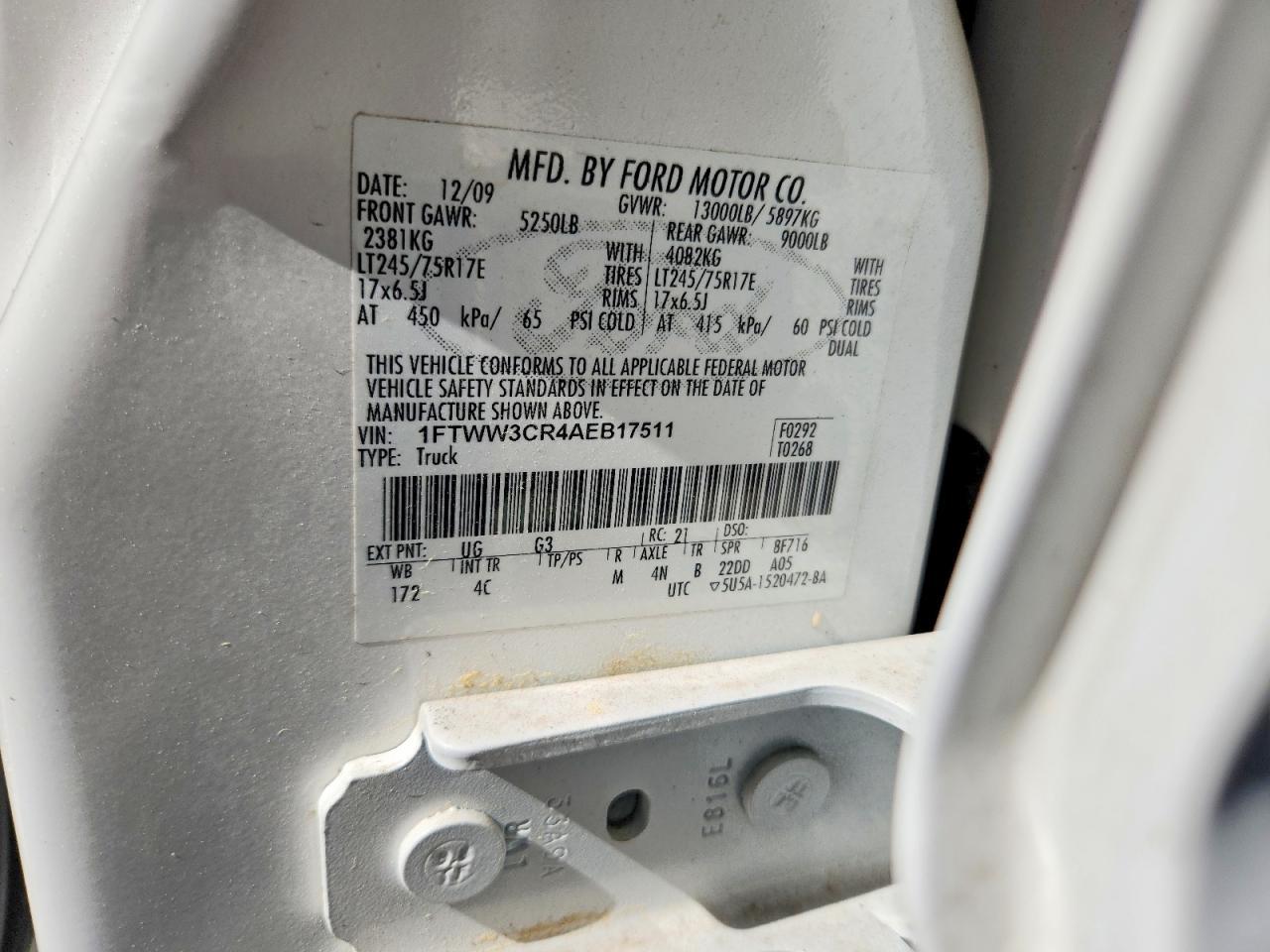 2010 Ford F350 Super Duty