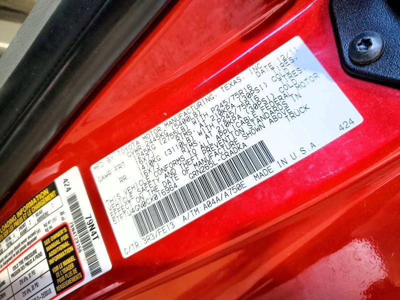 2012 Toyota Tacoma Prerunner V6