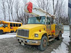 Salvage trucks for sale at Leroy, NY auction: 2001 Freightliner Medium Conventional FL70