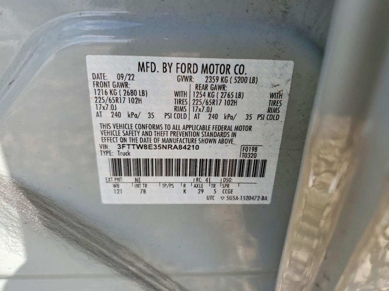 2022 Ford Maverick XL