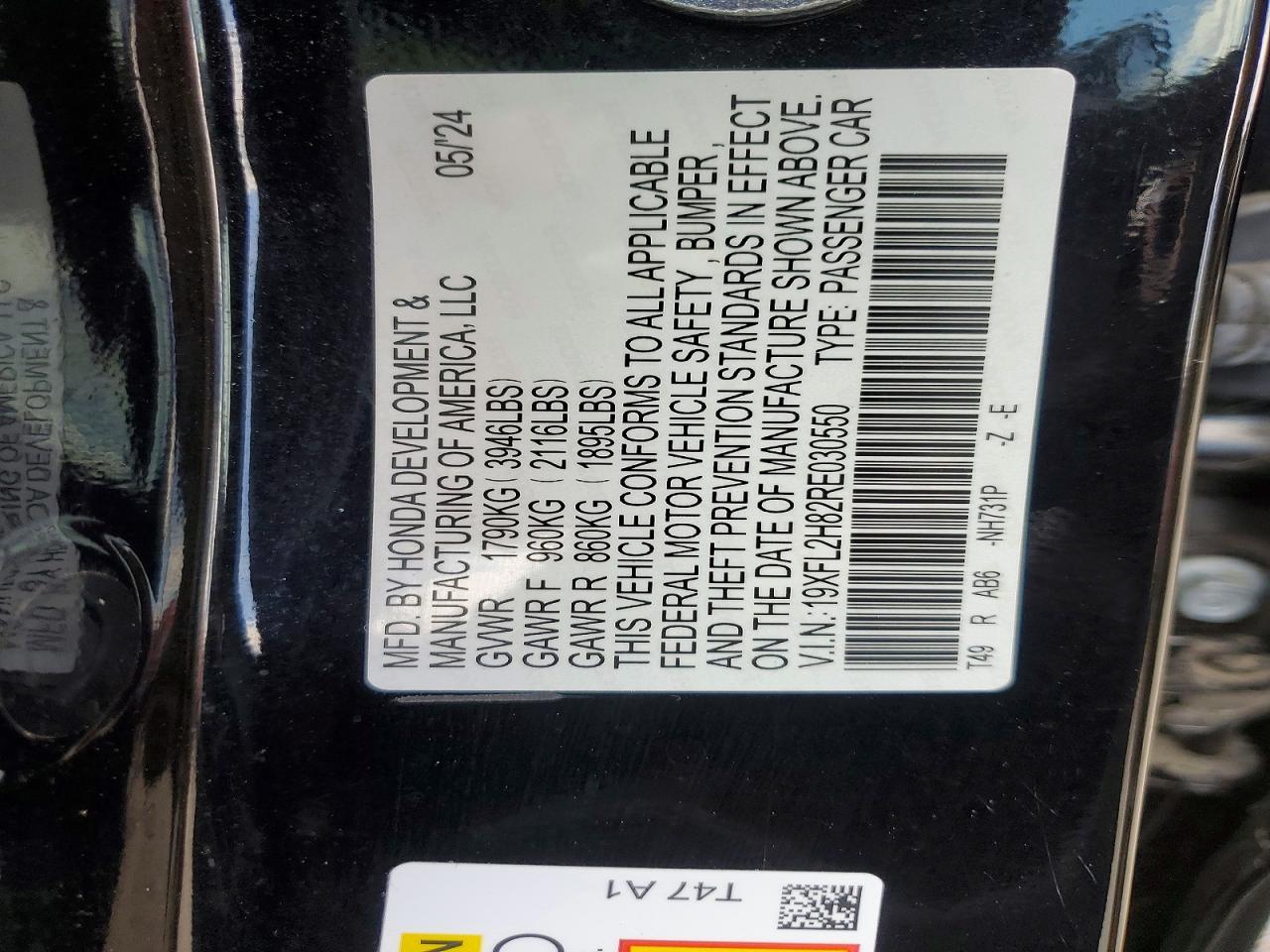 2024 Honda Civic Sport