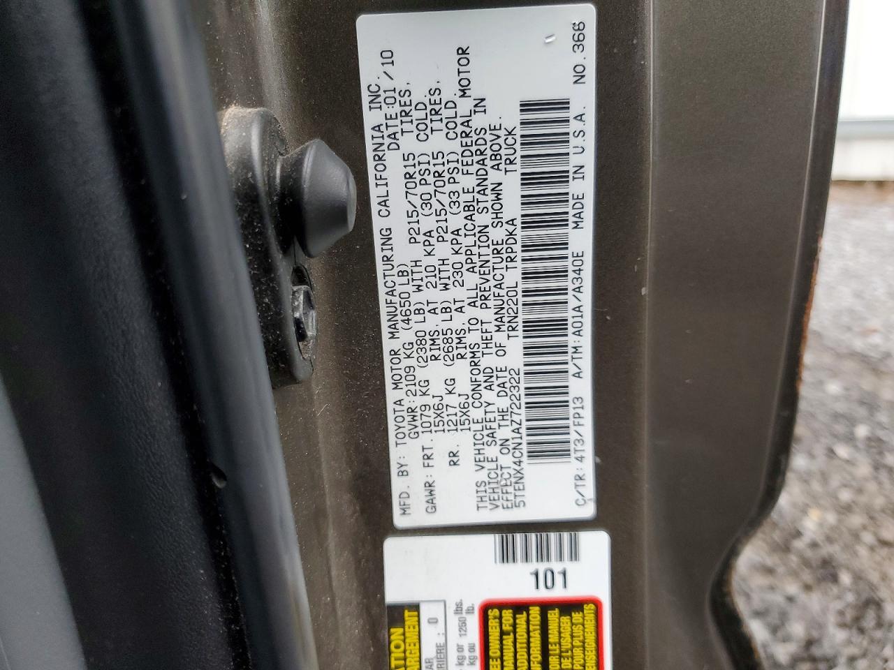 2010 Toyota Tacoma Base