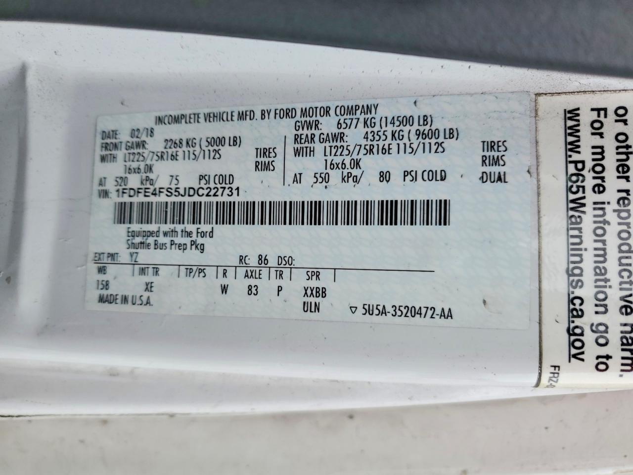 2018 Ford Econoline-Bus