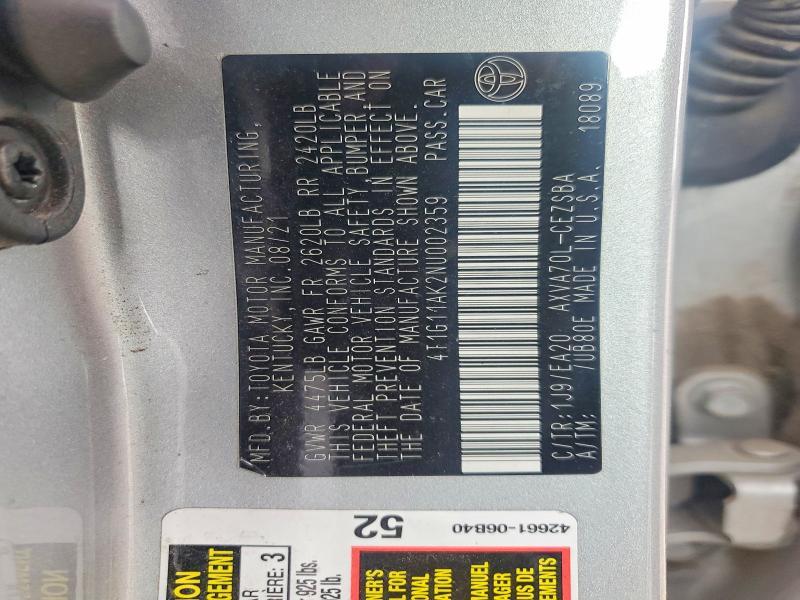 2022 Toyota Camry se