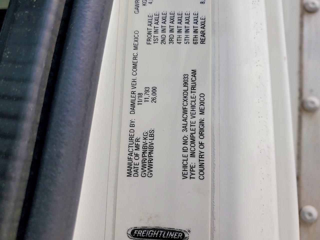 2019 Freigliner 2019 Freightliner Business Class M2 BOX Truck