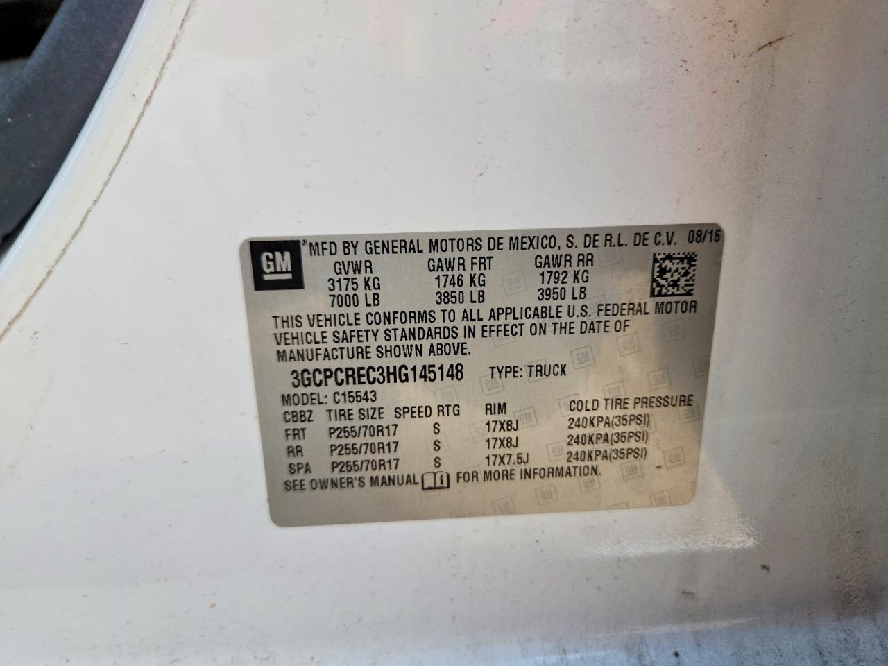 2017 Chevrolet Silverado C1500 LT